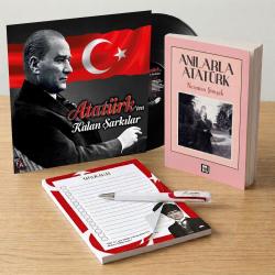 Atatürk'ten Kalan Şarkılar Plak - Anılarla Atatürk - Bloknot ve Kalem