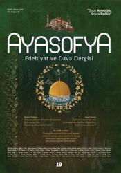 Ayasofya Dergisi Sayı: 19 Eylül - Ekim 2017