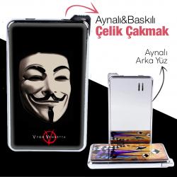 Aynalı Çelik Çakmak - V for Vendetta