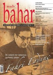 Berfin Bahar Aylık Kültür, Sanat ve Edebiyat Dergisi Sayı: 180