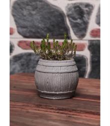 Fıçı Beton Saksı HK1535