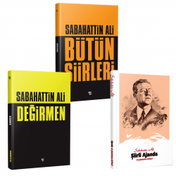 Bütün Şiirleri-Değirmen ve Şiirli Sabahattin Ali Ajandası Üçlü Set