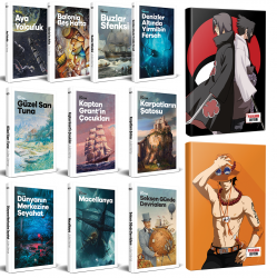 Çocuk Klasikleri 10 Kitap - Ace ve Sasuke-Itachi Defter