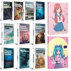 Çocuk Klasikleri 10 Kitap - Flying Kisses ve Catgirl Defter