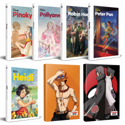 Çocuk Klasikleri Beş Kitap - Ace ve Sasuke-Itachi Defter