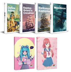 Çocuk Klasikleri Dört Kitap - Flying Kisses ve Catgirl Defter