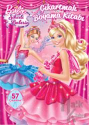 Çıkartmalı Boyama Kitabı - Barbie Sihirli Balerin 57 Çıkartma
