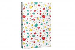 Çizgili Defter Kalpli