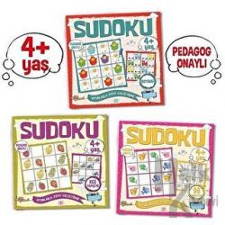 Çocuklar İçin Sudoku Seti (4+ Yaş) (3 Kitap Takım)