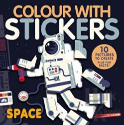 Colour With Stickers: Space