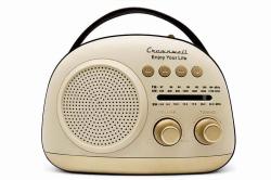 Crownwell Taşınabilir Bluetooth Retro Radyo Arizona Serisi / Grey CW029-G