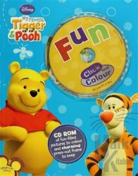 Disney My Friends Tigger and Pooh (Ciltli) CD Rom Of Fun-Filled Pictures To Colour and Charming Press-Out Frame To Keep