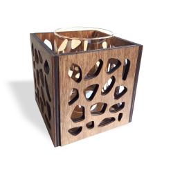Dream Ahşap Kutu Mumluk HK0986
