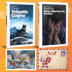 Dünya Klasikleri İkili Set - Vahşetin Çağrısı - Genç Wertherin Acıları ve Kartpostal
