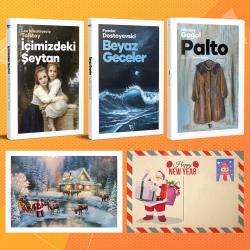 Dünya Klasikleri Üçlü Set - İçimizdeki Şeytan - Beyaz Geceler - Palto ve Kartpostal