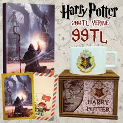 Harry Potter Ahşap Kutulu Kupa - Mage Defter - Kartpostal