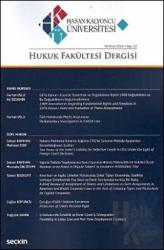 Hasan Kalyoncu Üniversitesi Hukuk Fakültesi Dergisi Sayı:12 Temmuz 2016