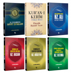 Maneviyat Seti 6 Kitap Hz. Peygamber'in Hayat Şifreleri - Kur'an-ı Kerim Meali - Hz Ali - Hz. Hasan - Hz. Hüseyin - Hz. Fatıma 6lı Kitap Seti
