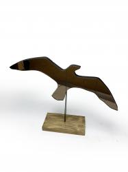 Ayaklı Gümüş Rengi Aynalı Martı HK0271