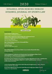 İstanbul Spor Hukuku Dergisi Cilt 2 Sayı: 1