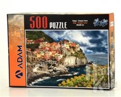 İtalya - Cinque Terre 500 Parça Puzzle (48x68)