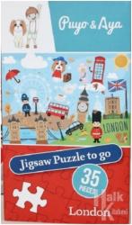 Jigsaw Puzzle to go London - Puyo and Aya