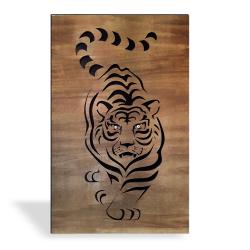 Kaplan Desenli Büyük Oyma Tablo HK1409