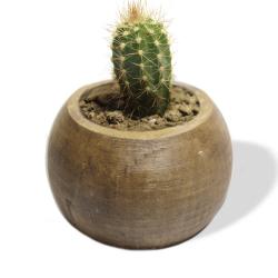 Küre Beton Saksı - Kahve HK1537-KHV