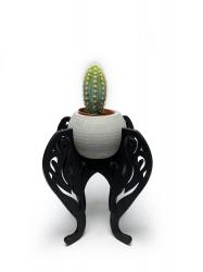 Mari Ahşap Ayaklı Beton Saksı Seri 4 HK1586