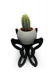 Marta Ahşap Ayaklı Beton Saksı Seri 4 HK1590