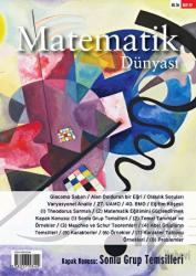 Matematik Dünyası Dergisi Sayı: 117