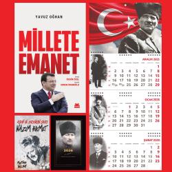 Millete Emanet ve Nazım Hikmet - Komutan Ajanda - Ayyıldız Duvar Takvimi
