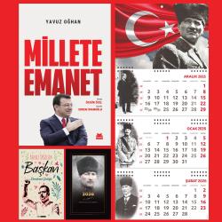 Millete Emanet ve Yalnız Değilsin Başkan - Komutan Ajanda - Ayyıldız Duvar Takvimi