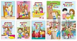 Mini Mini Bizler - Okul Öncesi Eğitici Hikaye Seti - 10 Kitap Takım