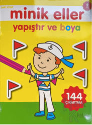 Minik Eller Yapıştır Ve Boya - Sarı Kitap