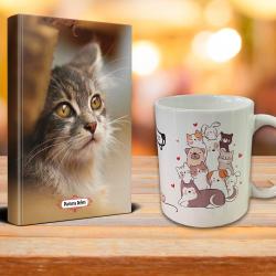 Minik Kedi Ajanda Mutlu Kediler Kupa Seti