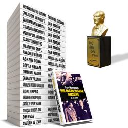 Mustafa Kemal'den Atatürk'e Seti - 20 Kitap ve Atatürk Büstü Altın