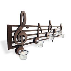 Notalar Dekoratif Ahşap T-Lightlık HK0234