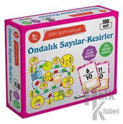 Ondalık Sayılar - Kesirler 9 Yaş Dört İşlem Kartlar