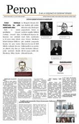 Peron Üç Aylık Düşünce ve Edebiyat Dergisi Sayı: 4 Kasım - Aralık 2021
