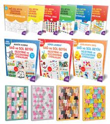 Sağ-Sol Beyin 9'lu Kitap Seti ve 4 Defter
