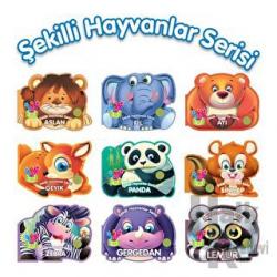 Şekilli Orman Hayvanları Serisi Seti - 9 Kitap Takım