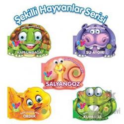 Şekilli Su Hayvanları Serisi Seti - 5 Kitap Takım