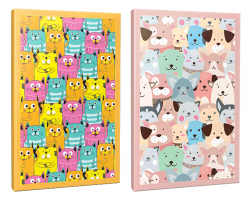 Sivri Kulaklar 2li 64 Sayfa Çizgili Okul Defteri Seti -12