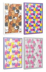 Sivri Kulaklar 4lü 64 Sayfa Çizgili Okul Defteri Seti -5