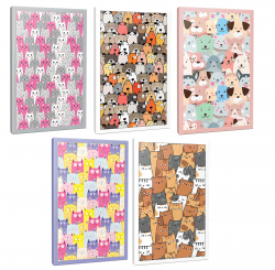 Sivri Kulaklar 5li 64 Sayfa Çizgili Okul Defteri Seti -5