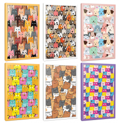 Sivri Kulaklar 6lı 64 Sayfa Çizgili Okul Defteri Seti -2