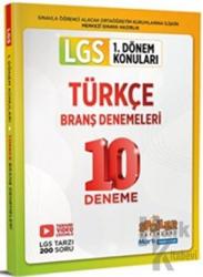 8. Sınıf LGS Türkçe 1. Dönem 10 lu Branş Deneme
