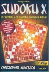 Sudoku X 1. Kitap X Faktörlü Tek Sudoku Bulmaca Kitabı