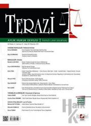 Terazi Aylık Hukuk Dergisi Sayı: 87 Kasım 2013